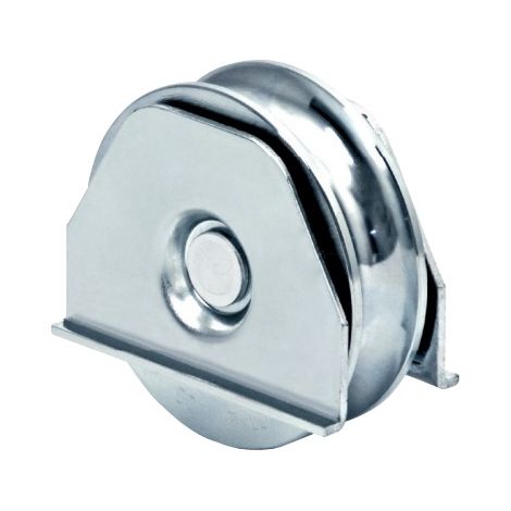 COMUNELLO 334 RUOTE RUOTA GOLA SEMITONDA 2 CUSCINETTI RUOTE CANCELLI SCORREVOLI - 100 mm (1/2)