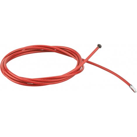 Cavo in acciaio inossidabile rivestito in PVC lungo 2,50 m per il blocco universale delle valvole  - THIRARD