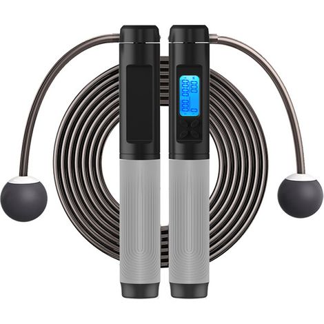 SHINING HOUSE Fitness-Springseil mit Kugellager. Fitness-Springseil mit intelligenter Zählfunktion (1/5)