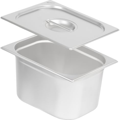 Mahlzeit Bac GN 1/2 avec couvercle  Hauteur 200 mm  Différentes tailles disponibles, bac gastronom
