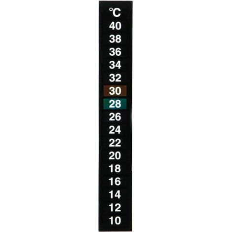 Thermomètre à bande adhésive pour brassage, thermomètre pour aquarium