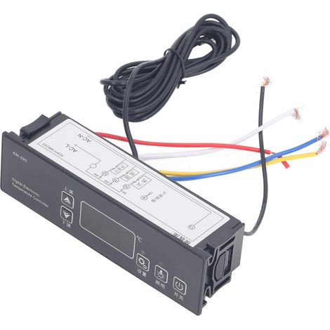 Régulateur de température numérique 220V, thermostat électronique haute précision avec sonde NTC pour réfrigérateur et congélateur (1/5)