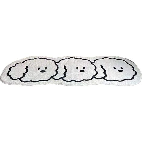 Tapis en forme de chiot - trois petits chiots - 40 x 60 (1/5)