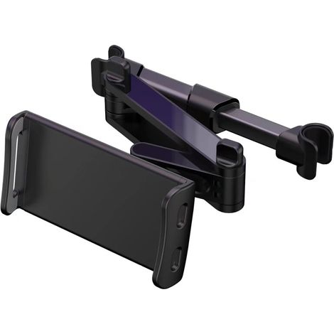 Soporte Para Tableta De Coche MINKUROW, Soporte Para Reposacabezas Retráctil Para Iphone Series Ipad/Samsung Galaxy Tabs/Kindle Fire Hd, Etc. (1/5)
