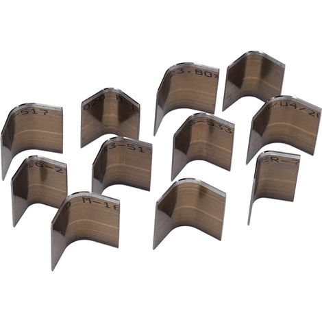 11 Pcs Emporte-pièce Cuir Carbone Antirouille Angle R Moule Couteau Patron DIY Outils de Découpe Artisanat (1/5)