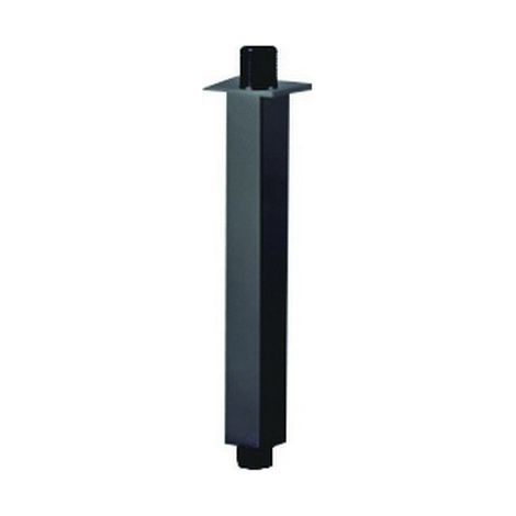 Braccio doccia a soffitto colore nero squadrato  KAM-DIANA NERO kamalu