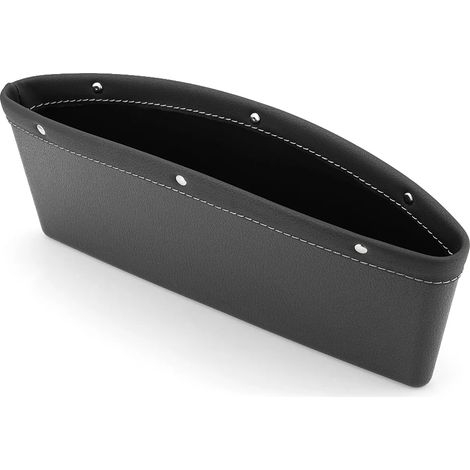 (Noir) Housse de rangement pour siège auto en PU, organisateur de voiture, housse de rangement pour accessoires de voiture (1/5)