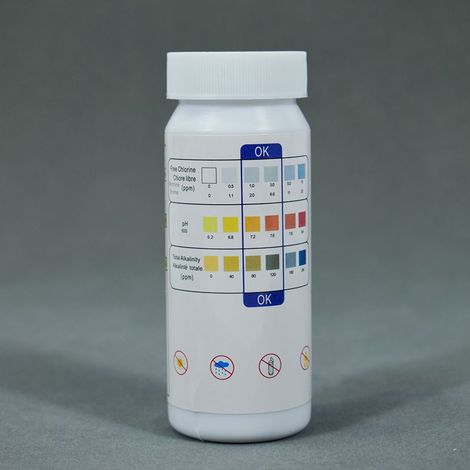 Wasserhärte-Teststreifen – Schnelles und einfaches Testset mit 50 Streifen im Bereich von 0–425 ppm. Testet die Gesamthärte von Calcium und Magnesium. Ideal für Wasserenthärter, Geschirrspüler und Bru (1/4)