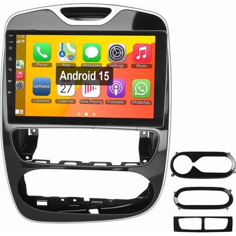 Pour Renault Clio IV 2013-2018 Autoradio WiFi GPS WIFI Android 15 Carplay SWC 2+64G
