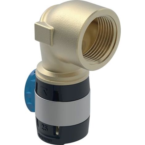 Geberit FlowFit Codo de transición 90° con rosca hembra, DN 25, 620.533.00.1
