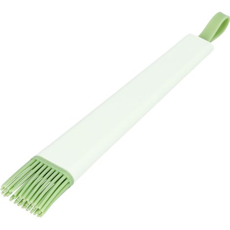 Pinceau à badigeonner en silicone alimentaire résistant à la chaleur, pour pâtisserie, cuisson et barbecue (vert) (1/5)