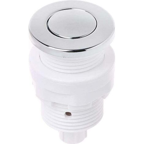 Bouton de Commutation d'air Poussoir 28mm pour Interrupteur d'élimination des déchets de Spa de Baignoire (1/4)