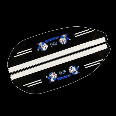 Lot de 2 déflecteurs de pluie transparents pour rétroviseurs latéraux de voiture, protection contre la pluie et les intempéries, accessoires auto (1/4)