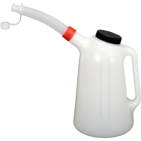 Entonnoir d'atelier - Yato - 3L - PE résistant - Entonnoir flexible - Couvercle vissé - Échelle de dosage (1/2)