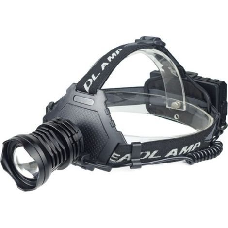 Phare LED télescopique rechargeable USB, zoom, étanche, avertissement, 2e génération P70 – DELKEVIC