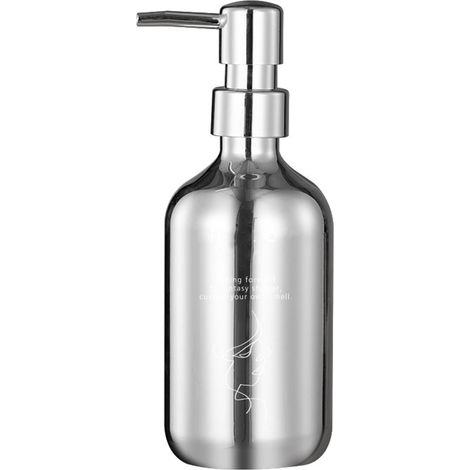 1 Dispensador de jabón, PP galvanizado, diseño de espejo, para baño y cocina. (1/5)