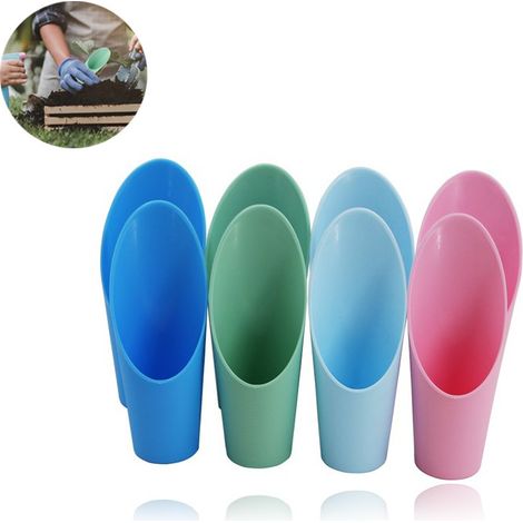 8 Pcs Garden Hand Shovel, Succulent Bonsai Gardening Tool - Hand Shovel for Soil, Planting, Repotting