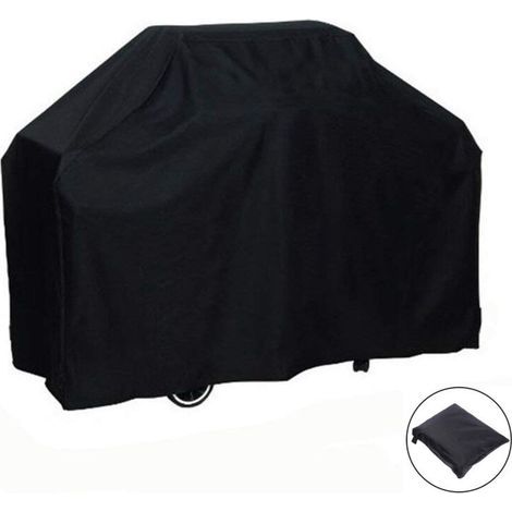 Housse de barbecue, housse de barbecue d'extérieur, housse de barbecue étanche pour Weber, Brinkmann, Char Broil et plus, tissu Oxford 210D robuste et anti-UV (190 X 71 X 117 CM) (1/5)