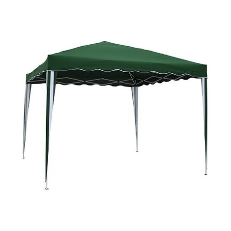 GAZEBO PIEGHEVOLE IN ACCIAIO VERDE
