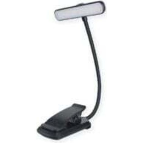 24-LED-Leseleuchte, wiederaufladbare Klemmleuchte, Augenschutz, stufenlose Dimmfunktion, 3 Lichtfarben, 360° flexibler Hals, robust und tragbar, ideal zum Lesen im Bett – Crezuo