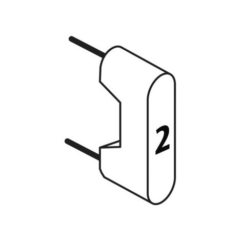 Legrand 049202 - 10 x Configuration jumpers n°2 - Bticino 3501/2