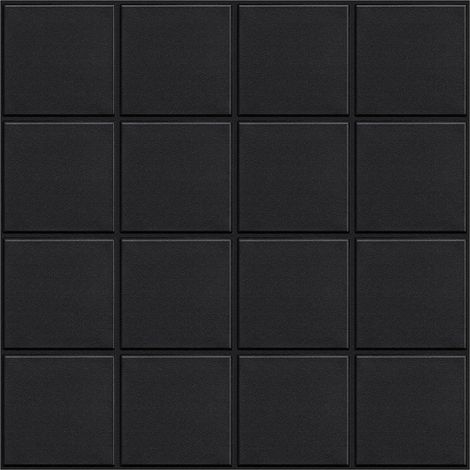 Sticky Back Bathroom Kitchen Tiles Matte Black Tiles (10 Sheets, 30.5 X 30.5 cm) (1/5)