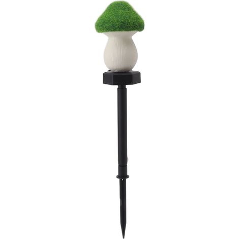Lampe solaire champignon pour jardin extérieur, floquée, décoration paysagère, fixée au sol, éclairage d'ambiance