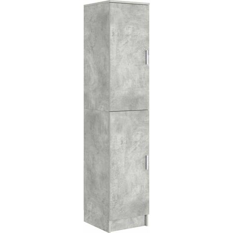 Maison Exclusive - Aparador alto Gris Concreto 35 x 39 x 168 cm (1/5)