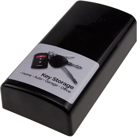 Boîte à clés magnétique dissimulée avec aimant puissant, porte-clés d'urgence anti-perte pour voiture, camion, maison ou bureau (1/5)