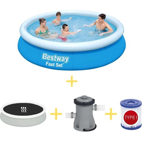 Bestway Bestway Fast Set Ronde - 366x76 cm - 4-pièces  S22265 (1/5)