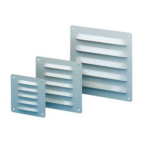grille sortie métallique - climasys ca - découpe 130 x 110 mm - schneider electric nsycag130x110lm (1/3)