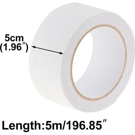 Nastro antiscivolo 0,5 cm x 100 cm, adesivo impermeabile per gradini interni ed esterni, nero - ALTRO (1/3)