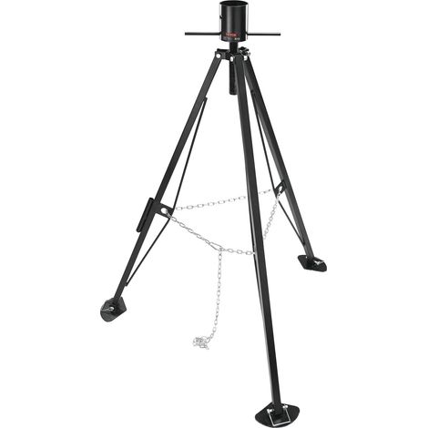 Stabilisateur pour Caravane à Sellette Charge 2,27 T Trépied pour Caravane à Sellette en Acier Hauteur Réglable 880-1450 mm Support de Stationnement pour Camping-car Remorque Véhicule Récréatif (1/5)