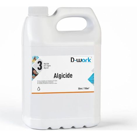 Anti-Algue Liquide Peu Moussant 5 l - Traitement Efficace et Facile - D-Work