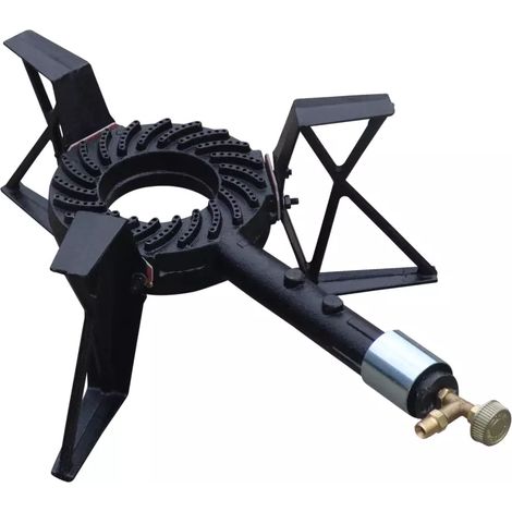 fornellone a gas "powerfire 3" con 3 piedi 1 bruciatore