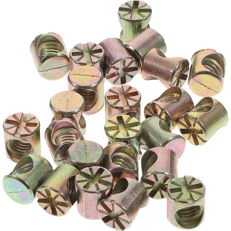 ULTECHNOVO 80 écrous cylindriques et à fente pour meubles (1/5)