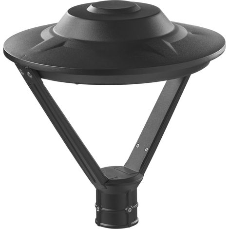 Luminaria para poste FANAL IP66 LED SMD 47W 8240lm(6700lm) CRI80 3000K 107º 380mm Negro