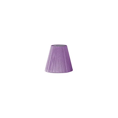 "Paralume SINFONIA viola in tessuto lampadine E14"