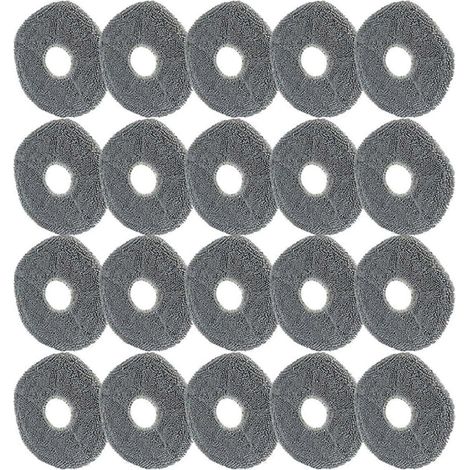 Lot de 20 lingettes de nettoyage pour robot aspirateur X9Pro, pièces de rechange pour le nettoyage des sols et le lavage. (1/5)