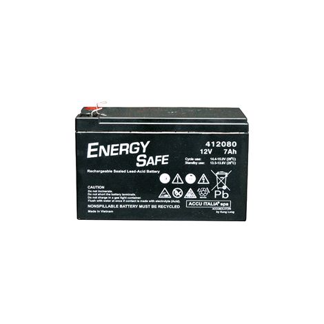 Pb AGM VRLA Batterie Energy Safe Serie 12V 7.0Ah C20 (F1)