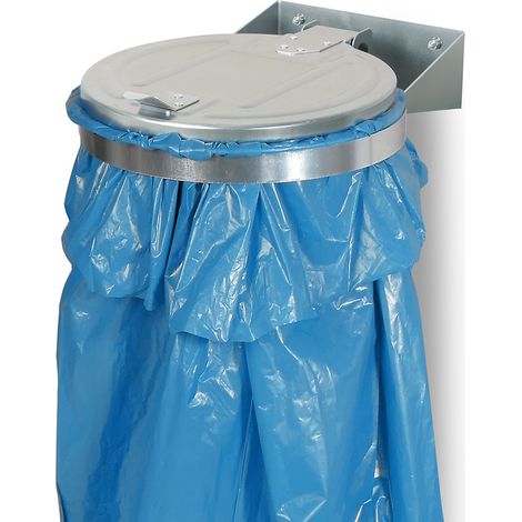 BRB Verzinkte Müllsackhalter, mit Wandbefestigung oder Ständer (Müllsackhalter zur Wandbefestigung) (1/3)