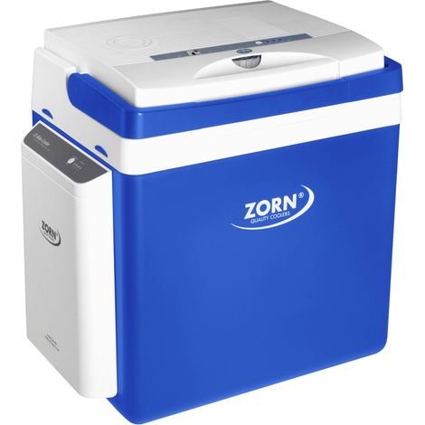 ZORN COOLER Z 26 LNE 7,8 AH GLACIÈRE CEE: E (A - G) THERMOÉLECTRIQUE 12 V, 230 V DC/AC BLEU-BLANC 25 L FONCTION DE 770036 (1/5)