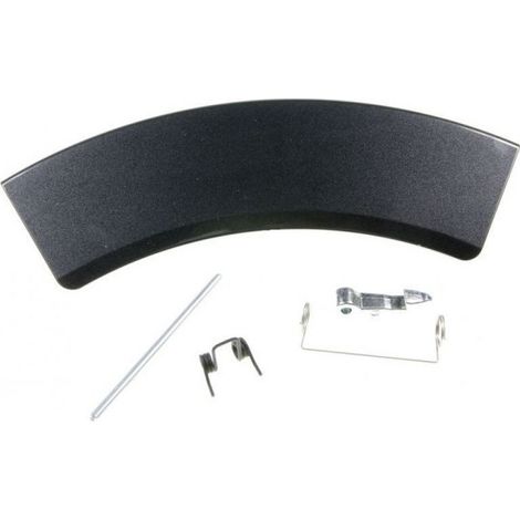 KIT MANIGLIA OBLO\' PORTA LAVATRICE REX AEG ELECTROLUX NERA 4055271565 COMPATIBIL