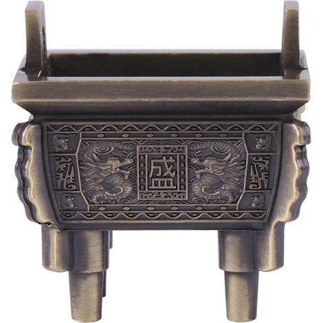 1 Miniatur-Multifunktions-Räuchergefäß für Zuhause, Büro oder Hotel (Bronze) (1/5)