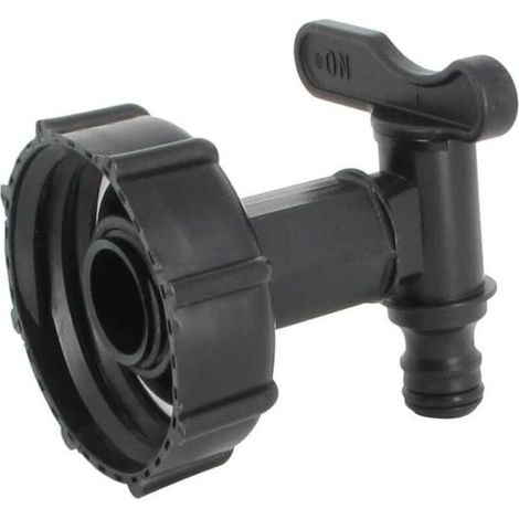 Raccord S60X6 - Robinet PEHD pour cuve eau 1000 L raccord et autre accessoire pour cuve de récupération d\'eau
