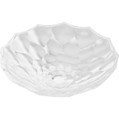 Mexen Inga lavabo in vetro da appoggio 44 x 44 cm, trasparente - 24074400 (1/5)