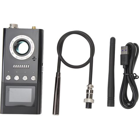 Détecteur de Caméras Espion 1‑8000MHz 1000mAh Portable Professionnel avec LED (1/5)
