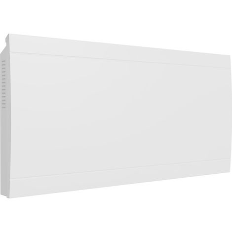 Radiateur fonte connecté Wifi 2000W - façade acier - blanc - Voltman (1/5)