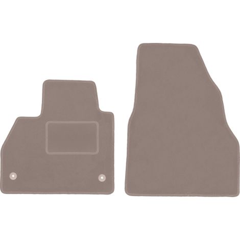 Tapis avant beiges pour : Renault Kangoo II combivan (2007-) (1/5)