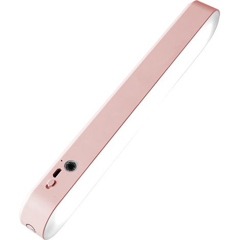 Lampe Led Rechargeable Usb - Interrupteur Tactile - Pour Placard Chambre Cuisine - Rose - 26cm (1/5)